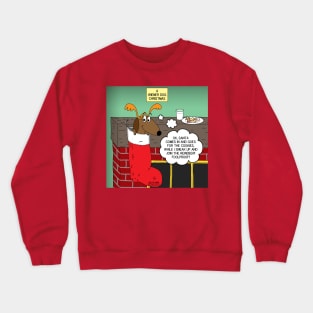 A Wiener Dog Christmas Crewneck Sweatshirt